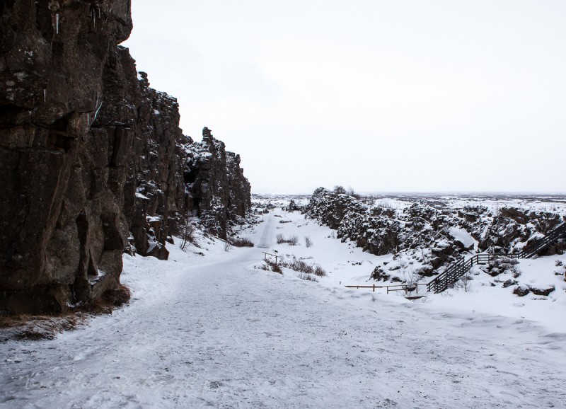 Þingvellir Iceland winter