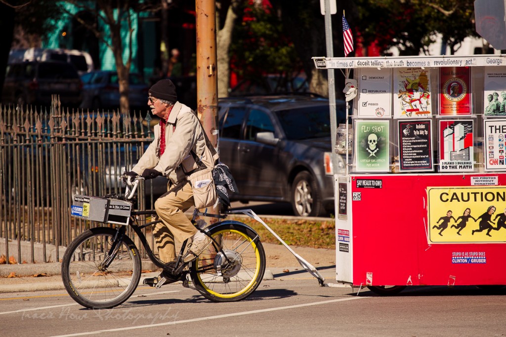 biking in New Orleans