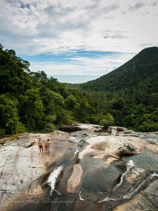 Taken from the half-bridge viewpoint at the Seven Wells Waterfall in Langkawi.