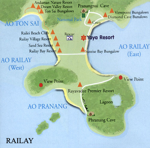 Railay Map