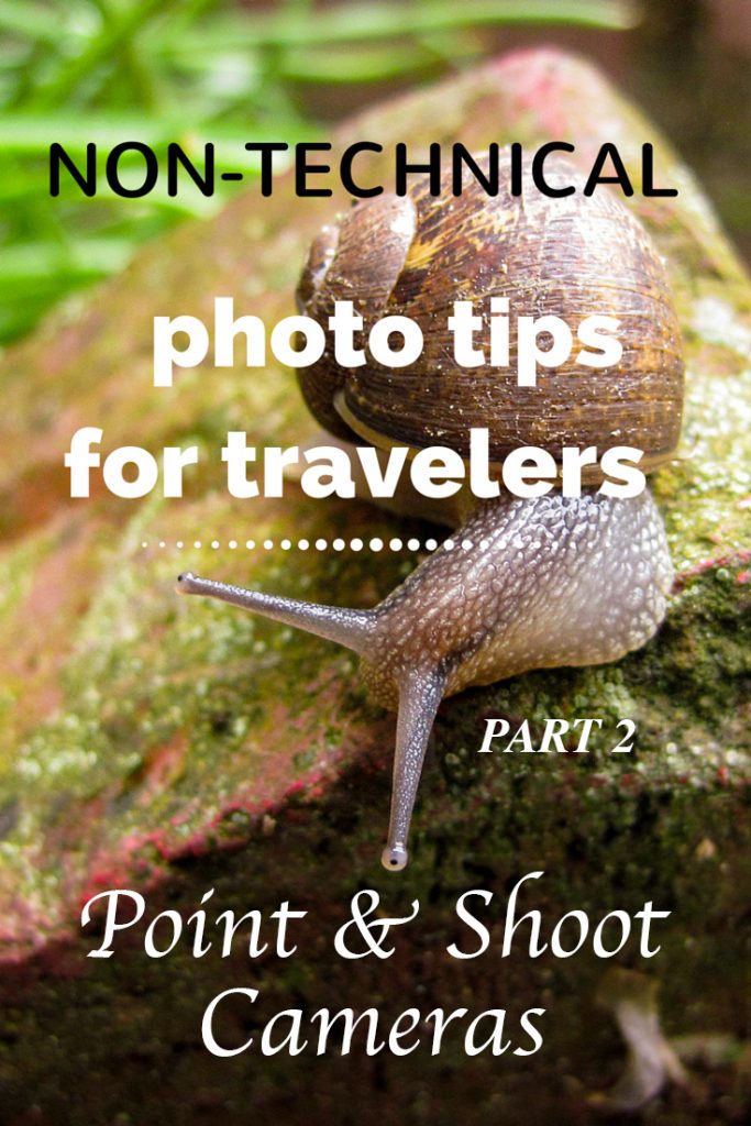 Nontechnical photo tips (Part 2) Point and Shoot Cameras Tracie