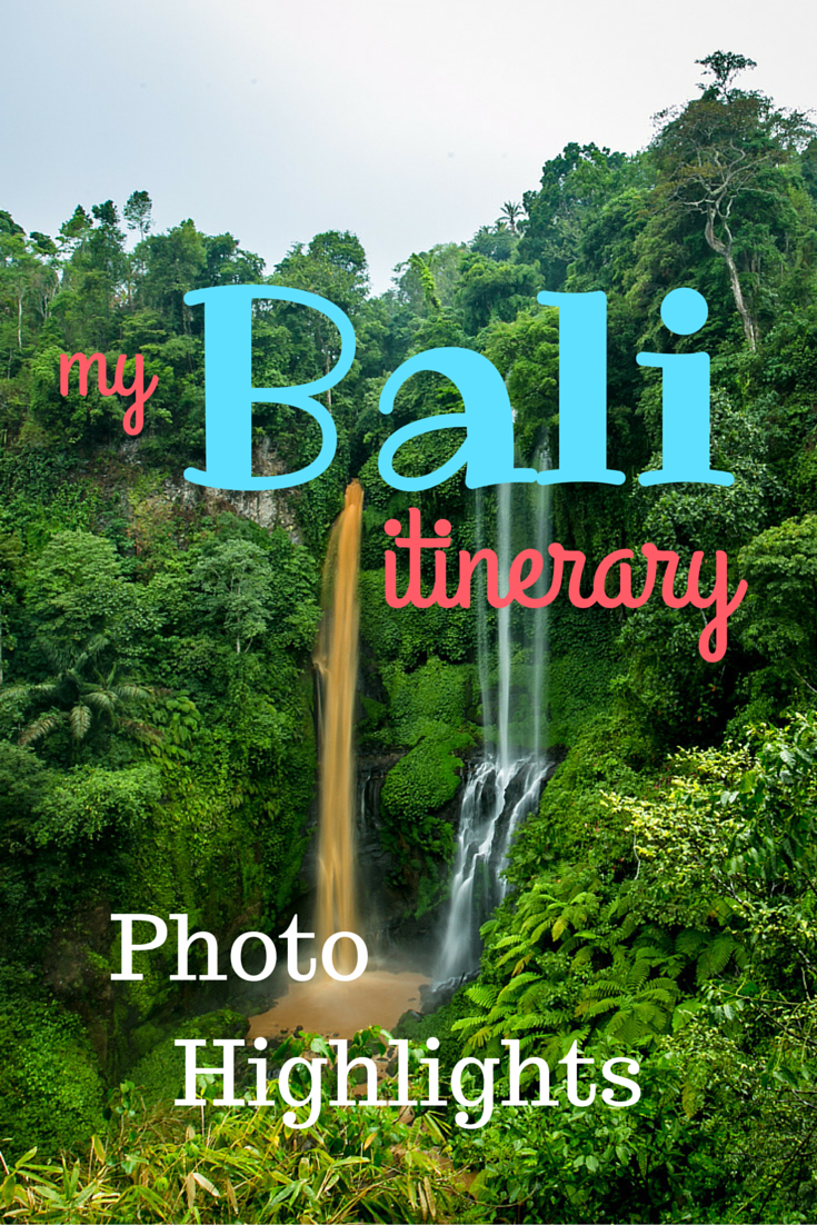 Bali itinerary photo highlights - Tracie Travels