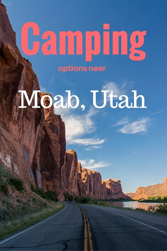 Moab camping