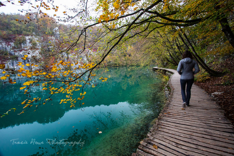visiting Plitvice Lakes National Park in the fall