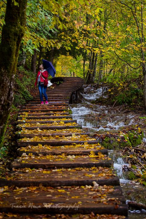 visiting Plitvice Lakes National Park in the fall
