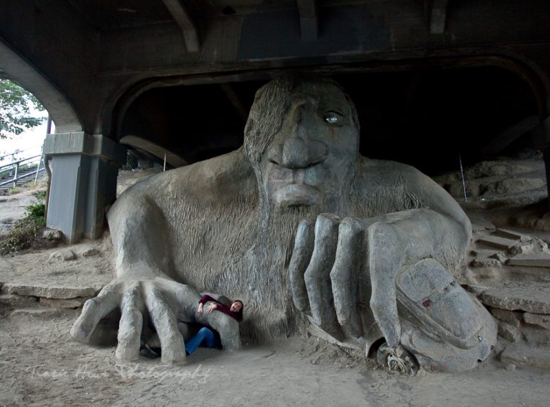 top 10 things to do in Seattle list - visit the Fremont troll