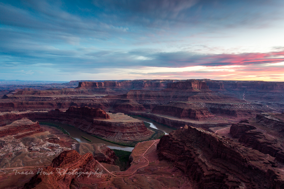 Dead Horse Point State Park at dusk