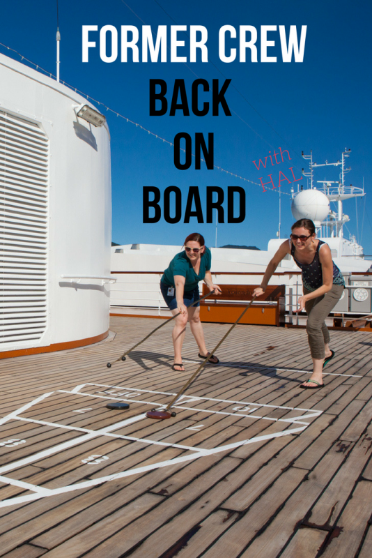 Jen & Tracie Go cruising - former Holland America crew back on board | Tracie Travels