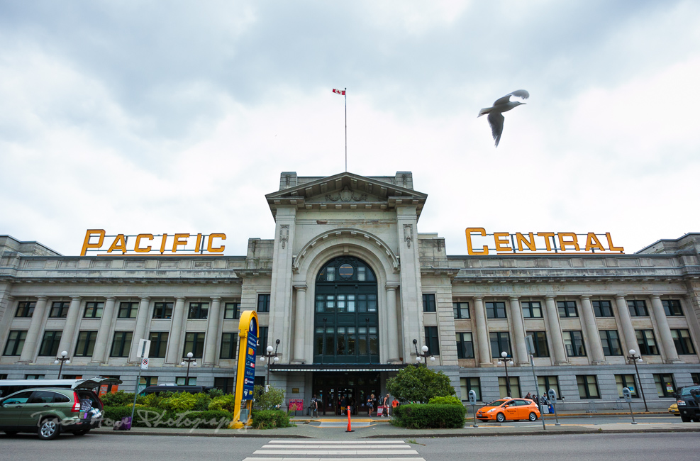 Amtrak Cascades Pacific Central train station