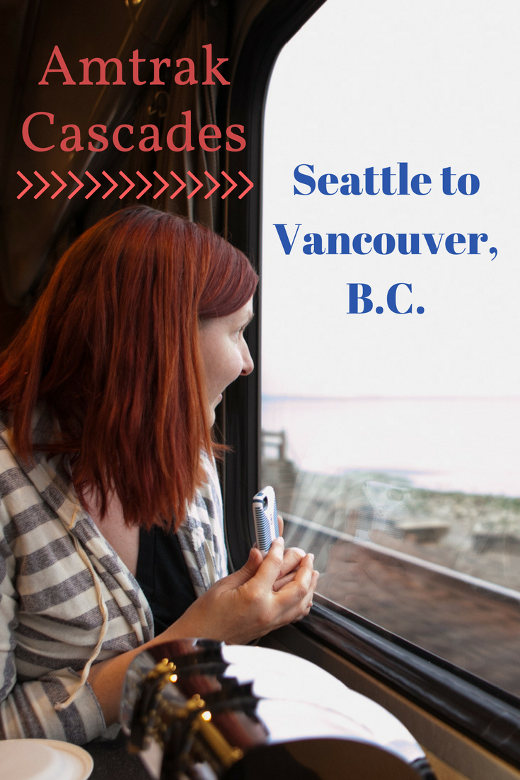 Jen & Tracie Go - Amtrak Cascades train from Seattle to Vancouver, B.C. | Tracie Travels
