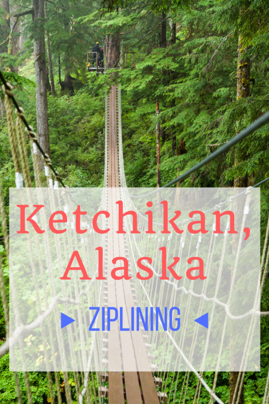 Ziplining in Ketchikan, Alaska | Tracie Travels