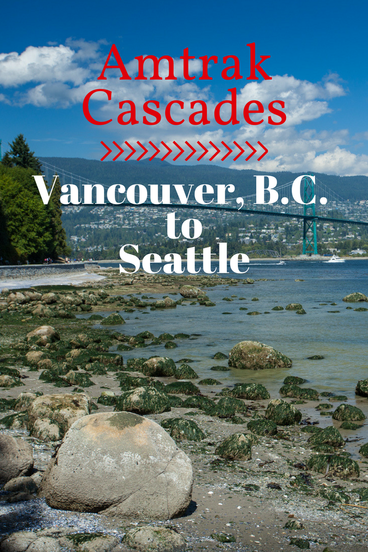 Amtrak Cascades train from Vancouver, B.C. to Seattle | Tracie Travels