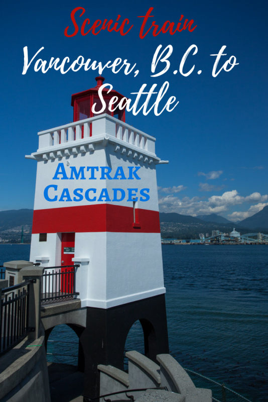 Amtrak Cascades train from Vancouver, B.C. to Seattle | Tracie Travels