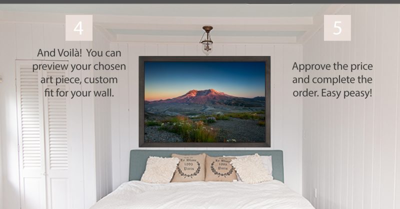 how to order custom photography for your walls